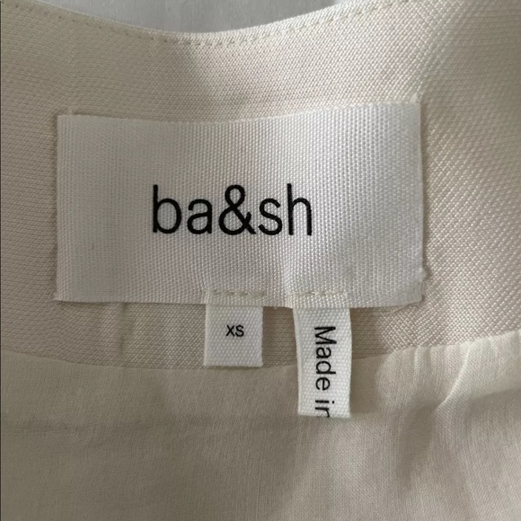BA&SH Astrid puff sleeves linen dress - Picture 5 of 7